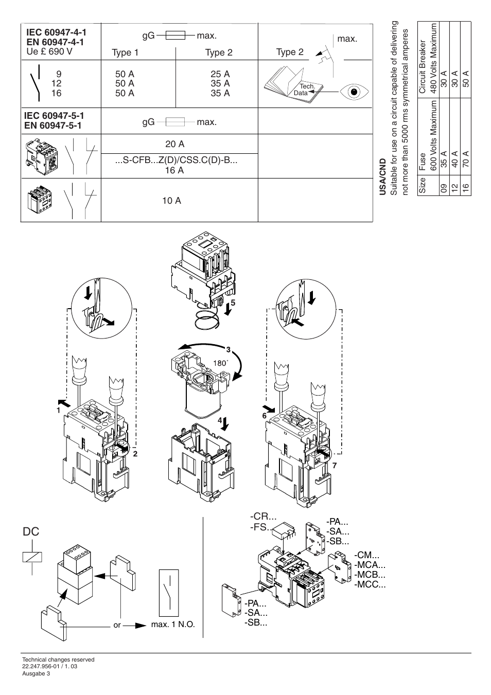 Rockwell Automation 100S Safety Contactors with DC Coil User Manual | Page 2 / 2