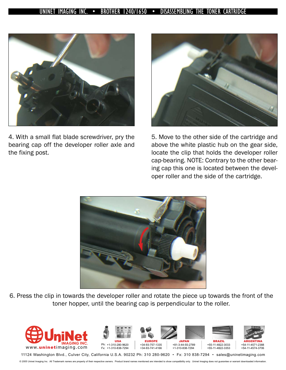 Brother UNINET 1240 User Manual | Page 4 / 12