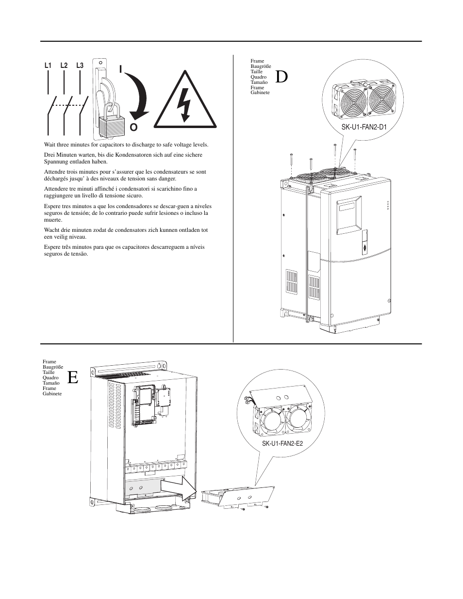Rockwell Automation 22C PowerFlex 400 Replacement Fan User Manual | Page 2 / 4