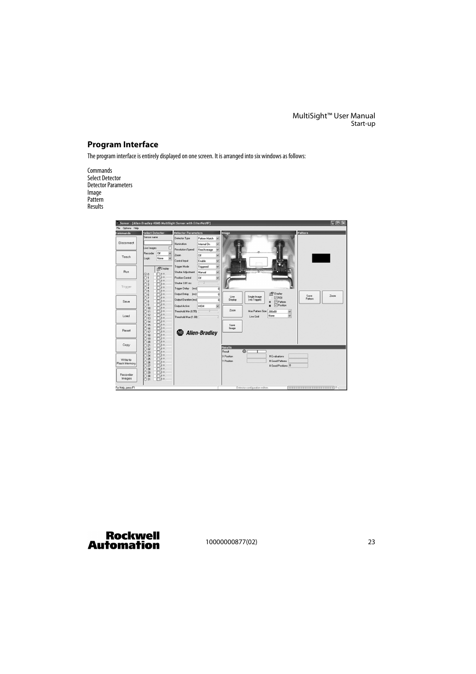 Rockwell Automation 48MS MultiSight Vision Sensor User Manual | Page 23 / 76
