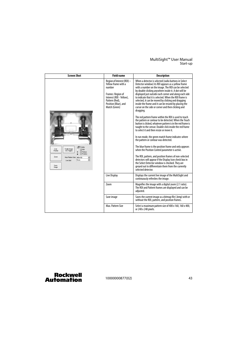 Rockwell Automation 48MS MultiSight Vision Sensor User Manual | Page 43 / 76