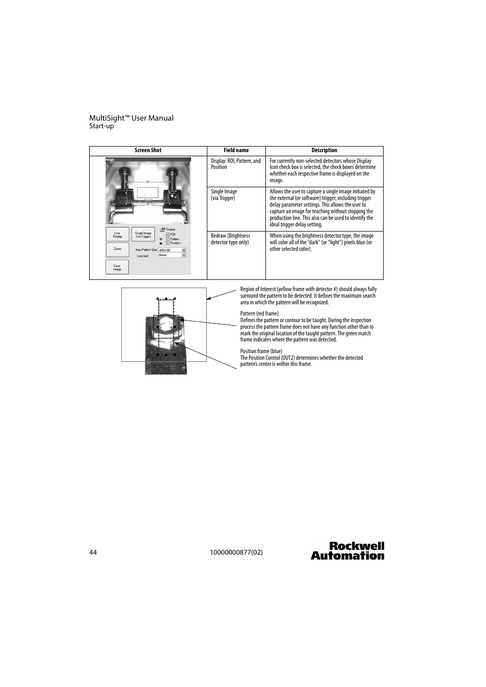 Rockwell Automation 48MS MultiSight Vision Sensor User Manual | Page 44 / 76