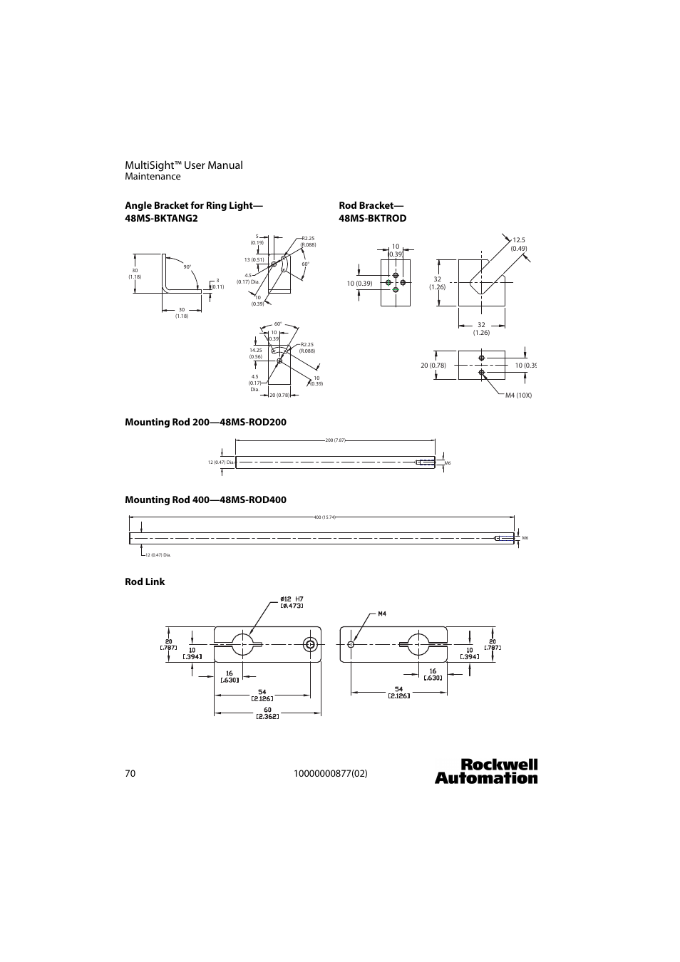 Multisight™ user manual | Rockwell Automation 48MS MultiSight Vision Sensor User Manual | Page 70 / 76