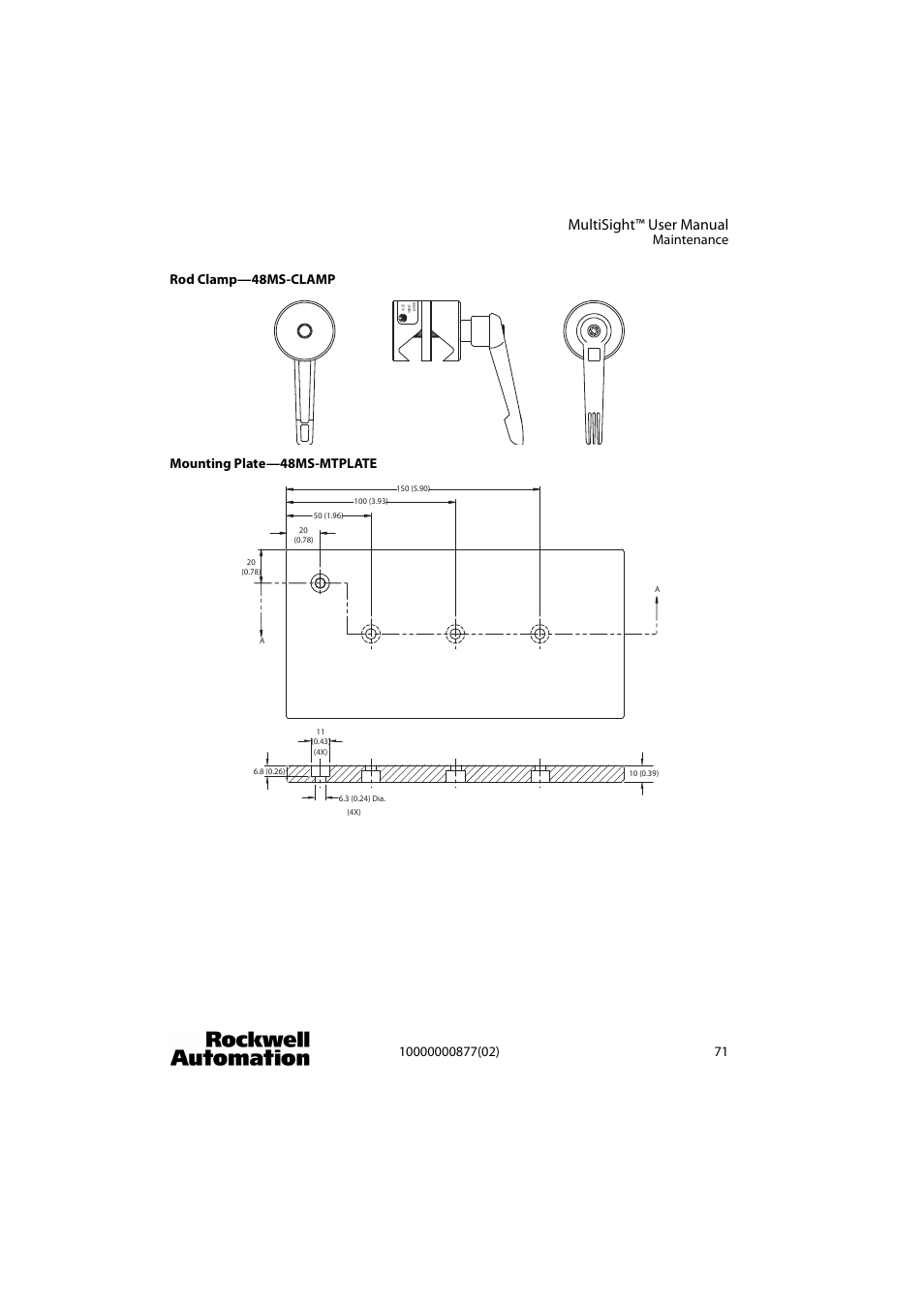 Multisight™ user manual | Rockwell Automation 48MS MultiSight Vision Sensor User Manual | Page 71 / 76