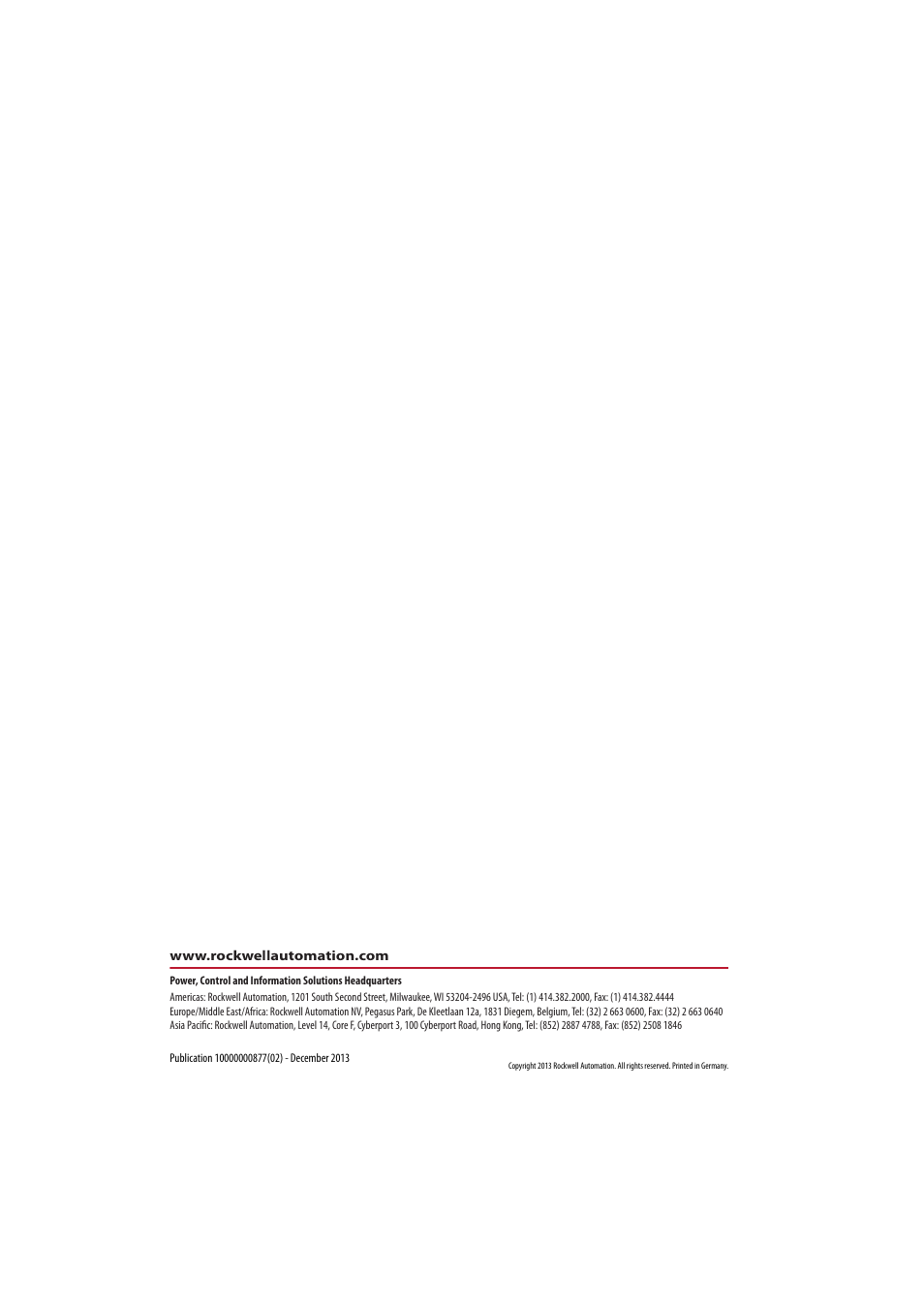 Rockwell Automation 48MS MultiSight Vision Sensor User Manual | Page 76 / 76