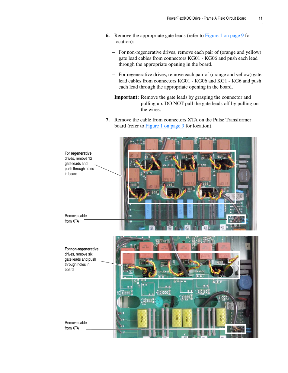 Rockwell Automation 20P PowerFlex DC Drive - Frame A Field Circuit Board User Manual | Page 11 / 20