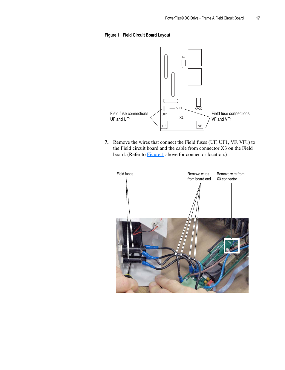 Rockwell Automation 20P PowerFlex DC Drive - Frame A Field Circuit Board User Manual | Page 17 / 20