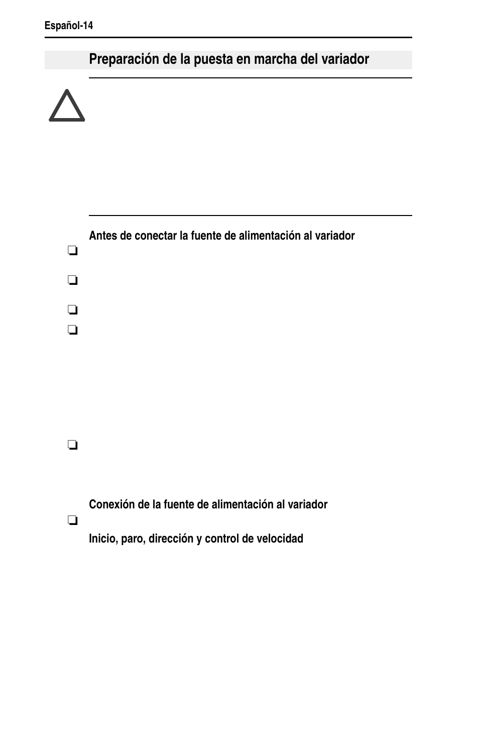 Preparación de la puesta en marcha del variador | Rockwell Automation 22D PowerFlex 40P Quick Start - FRN 1.xx - 3.xx User Manual | Page 100 / 129