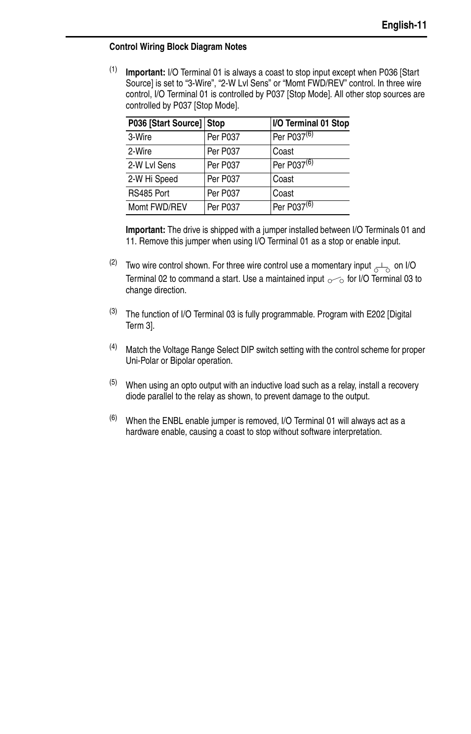 English-11 | Rockwell Automation 22D PowerFlex 40P Quick Start - FRN 1.xx - 3.xx User Manual | Page 13 / 129