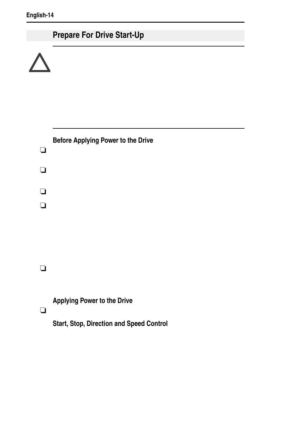 Prepare for drive start-up | Rockwell Automation 22D PowerFlex 40P Quick Start - FRN 1.xx - 3.xx User Manual | Page 16 / 129