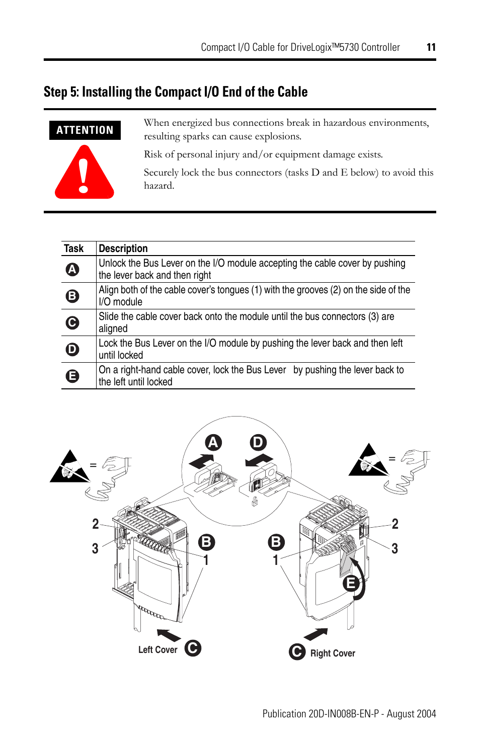 Rockwell Automation 20D-DL2-CL3 DriveLogix Controller Compact I/O Cable User Manual | Page 11 / 12