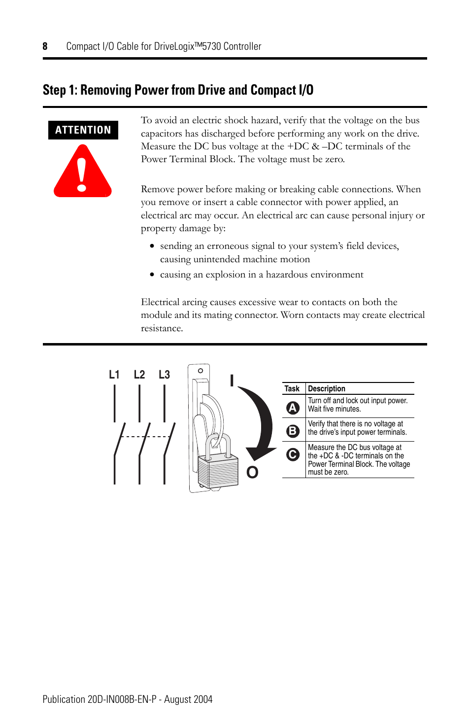 Rockwell Automation 20D-DL2-CL3 DriveLogix Controller Compact I/O Cable User Manual | Page 8 / 12