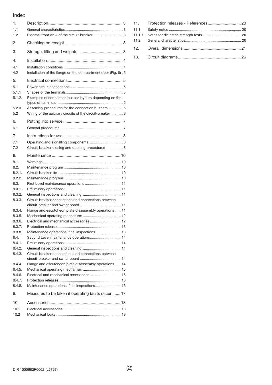 Index | Rockwell Automation 140G-Rx Installation Instruction-140G-R User Manual | Page 2 / 29