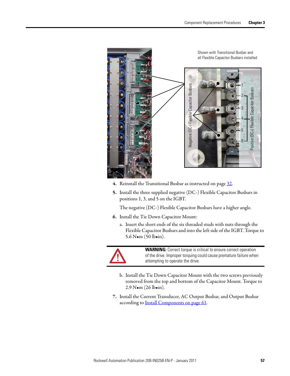 Rockwell Automation PF700 PowerFlex 700 Drive Components Replacement - Frame 9 User Manual | Page 57 / 84