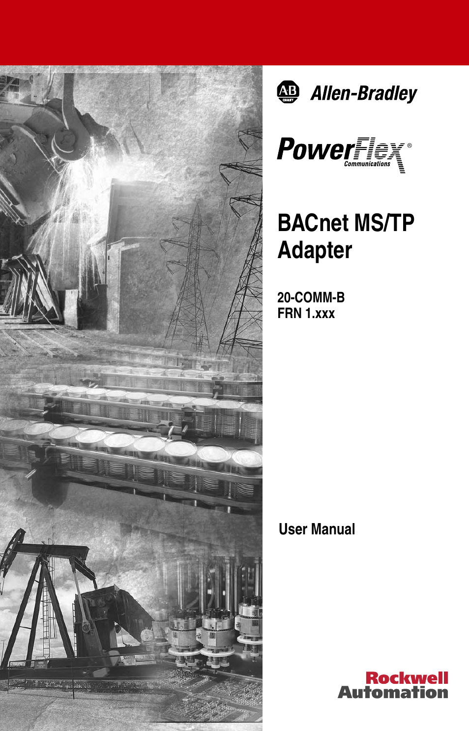 Rockwell Automation 20-COMM-B BACnet MS/TP Adapter User Manual | 76 pages