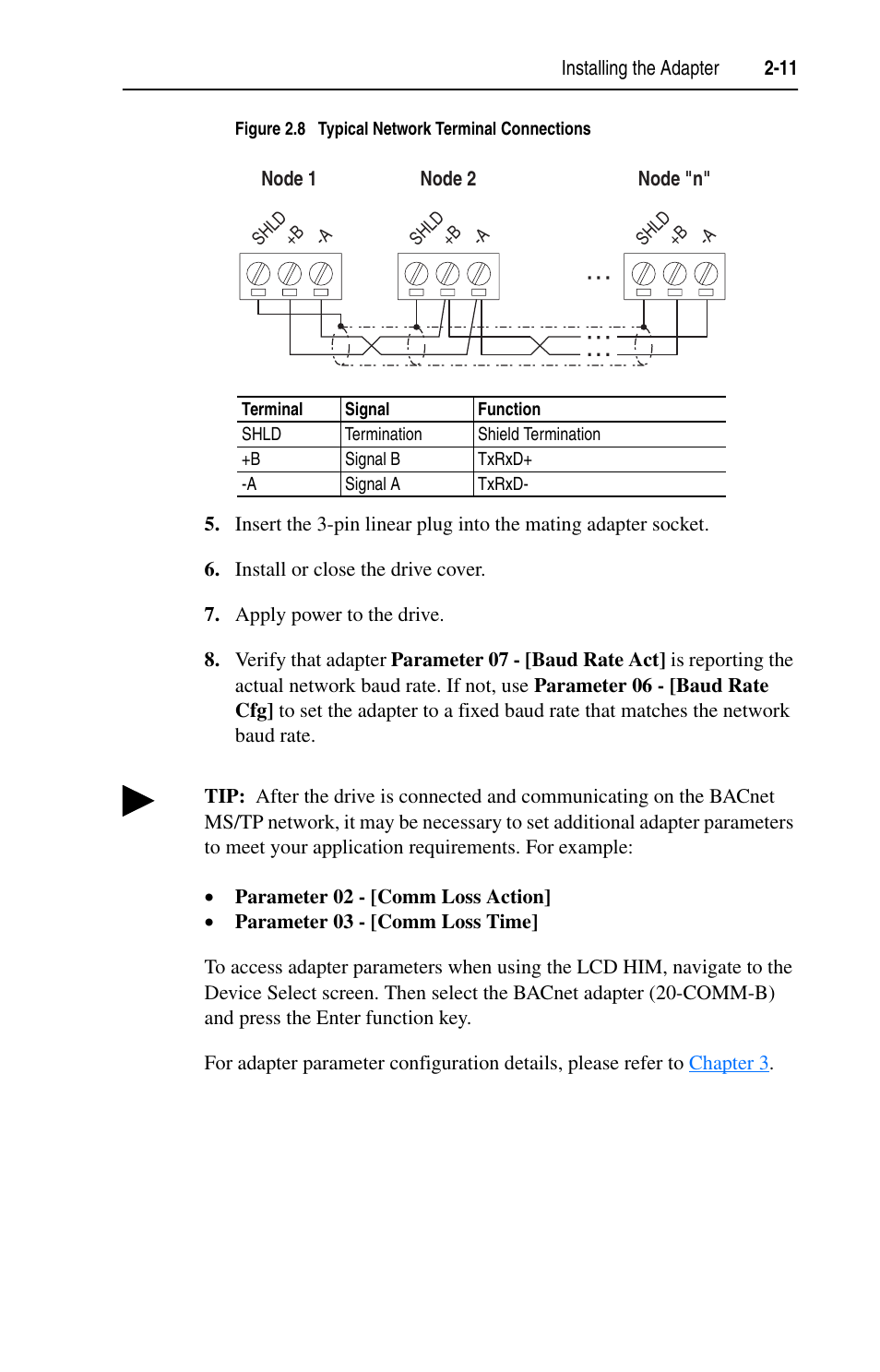 Rockwell Automation 20-COMM-B BACnet MS/TP Adapter User Manual | Page 27 / 76