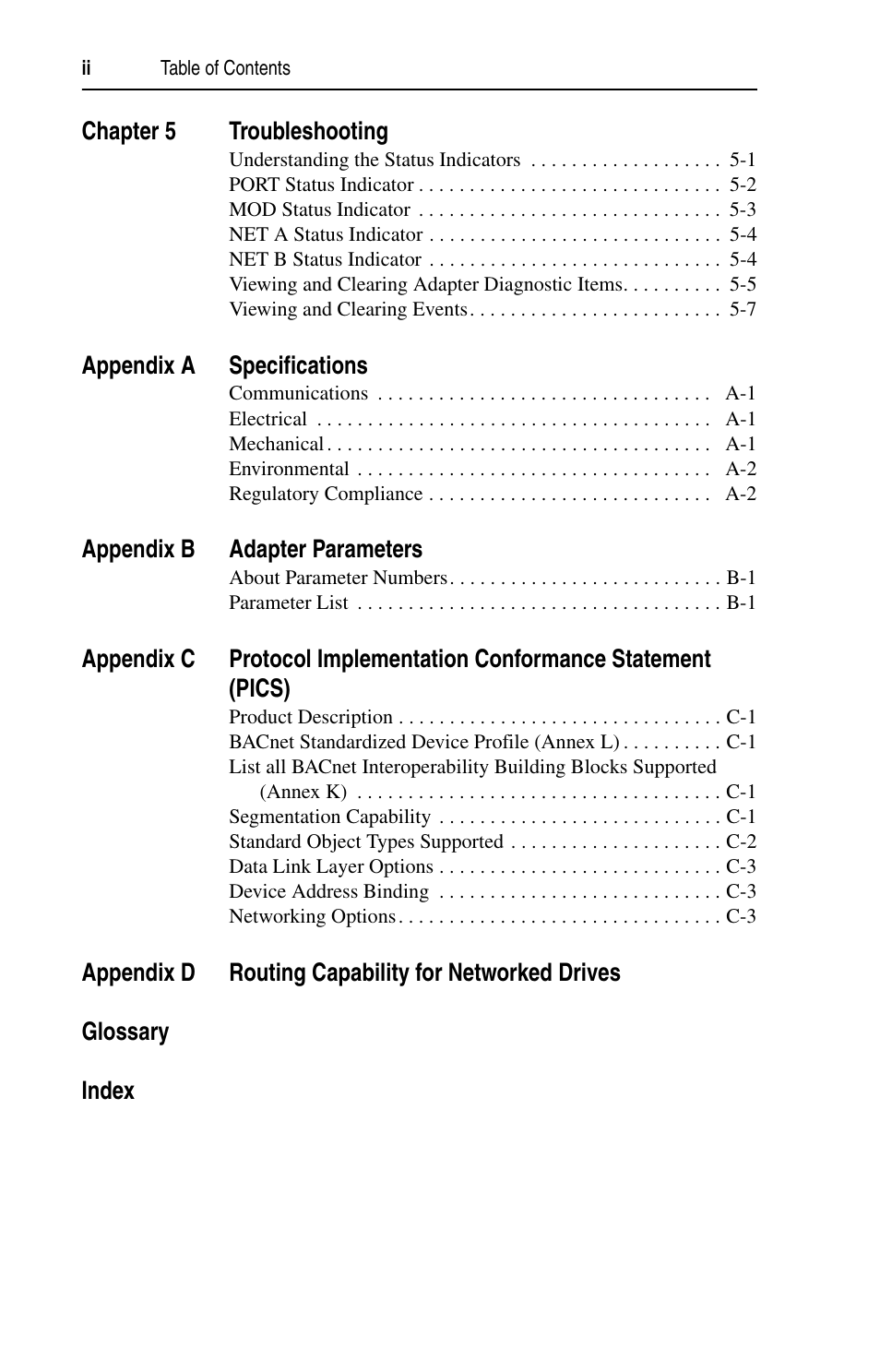 Rockwell Automation 20-COMM-B BACnet MS/TP Adapter User Manual | Page 6 / 76