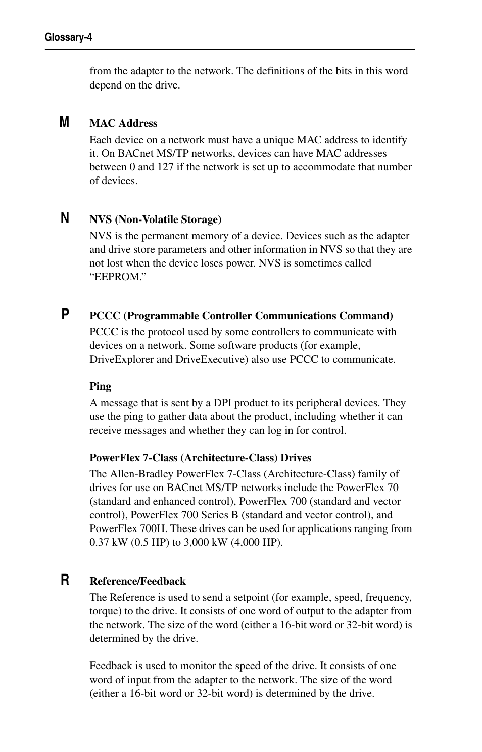 Rockwell Automation 20-COMM-B BACnet MS/TP Adapter User Manual | Page 66 / 76