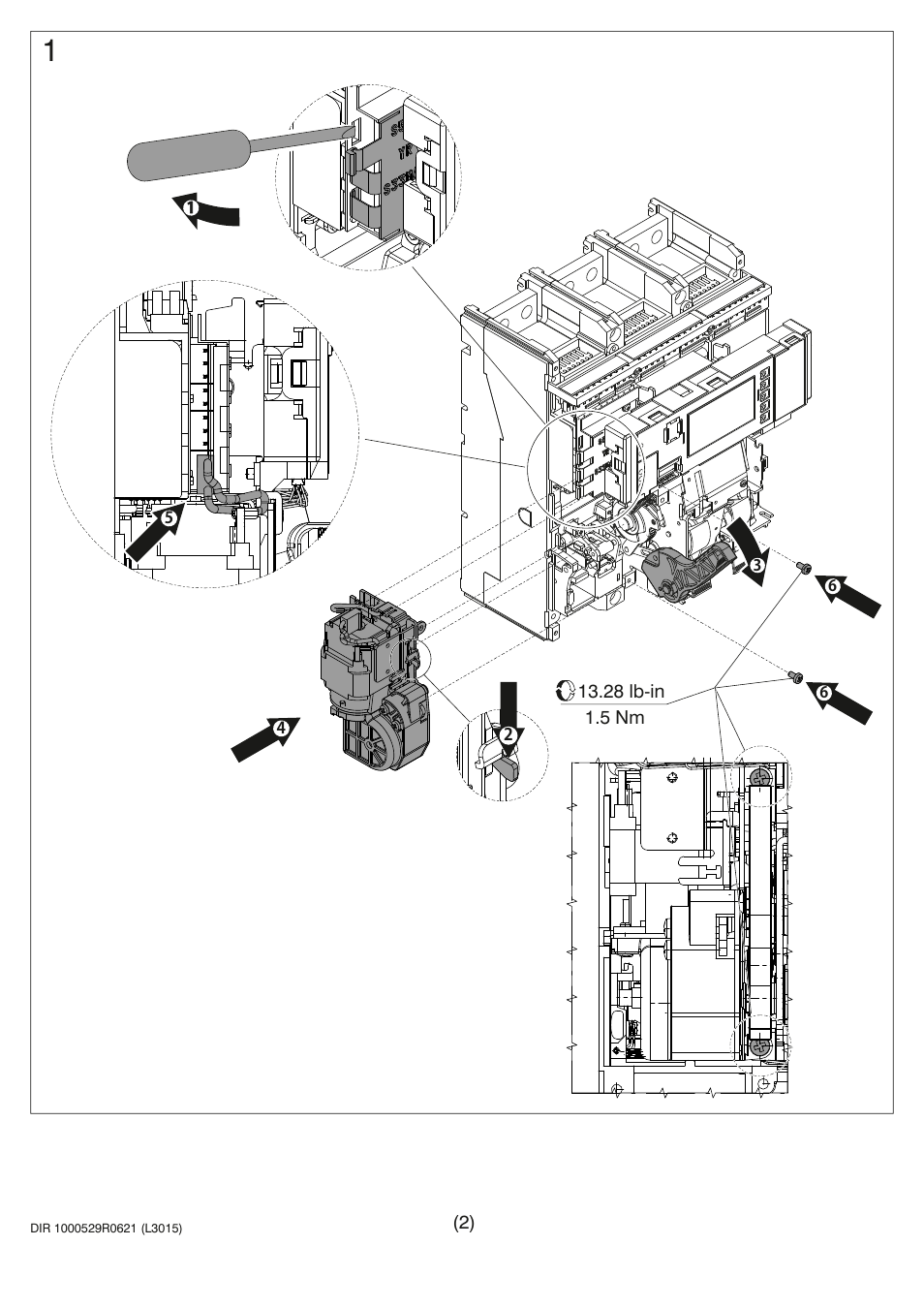 Rockwell Automation 140G-NS-SCMx Spring Charging Motor User Manual | Page 2 / 4