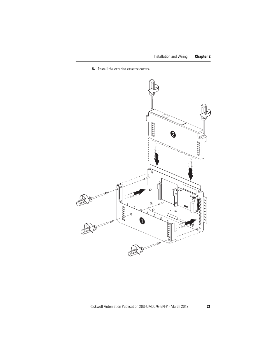 Rockwell Automation 20D-P2-DG03 DriveGuard Safe Torque Off Option for PowerFlex 700S Phase II and 700L Drives User Manual | Page 21 / 40