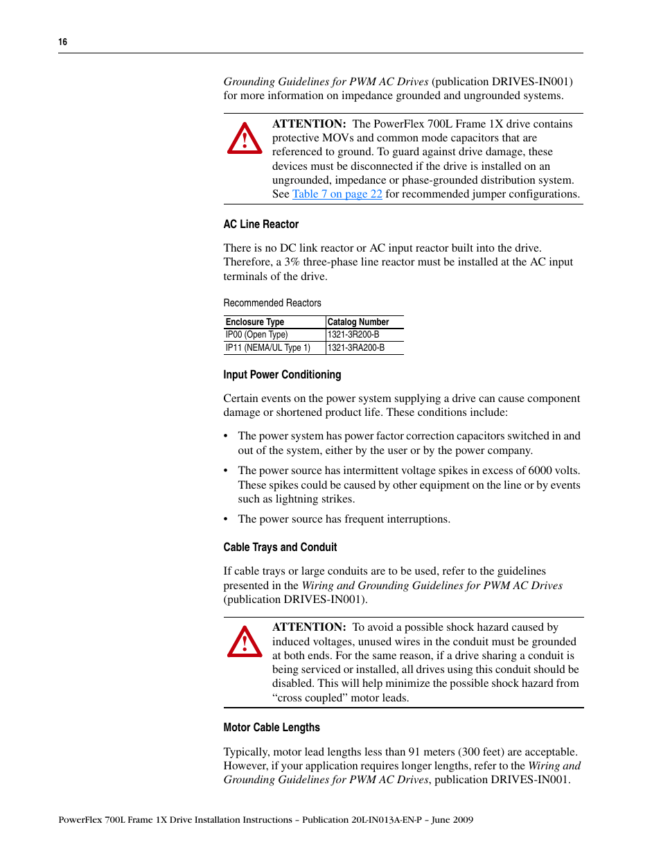 Rockwell Automation 20L PowerFlex 700L Frame 1X Liquid-Cooled Adjustable Frequency AC Drive User Manual | Page 16 / 60