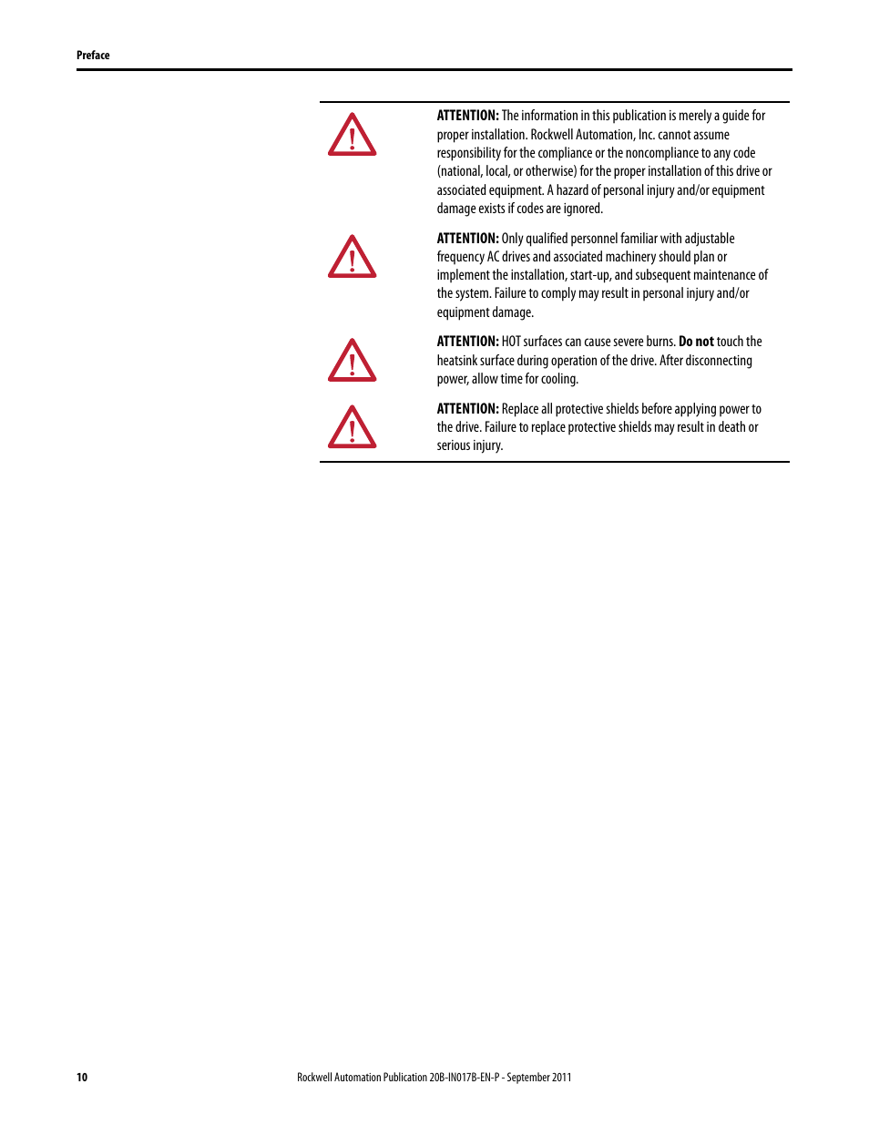 Rockwell Automation 20B PowerFlex 700 Drive - Frame 7 Components Replacement User Manual | Page 10 / 60