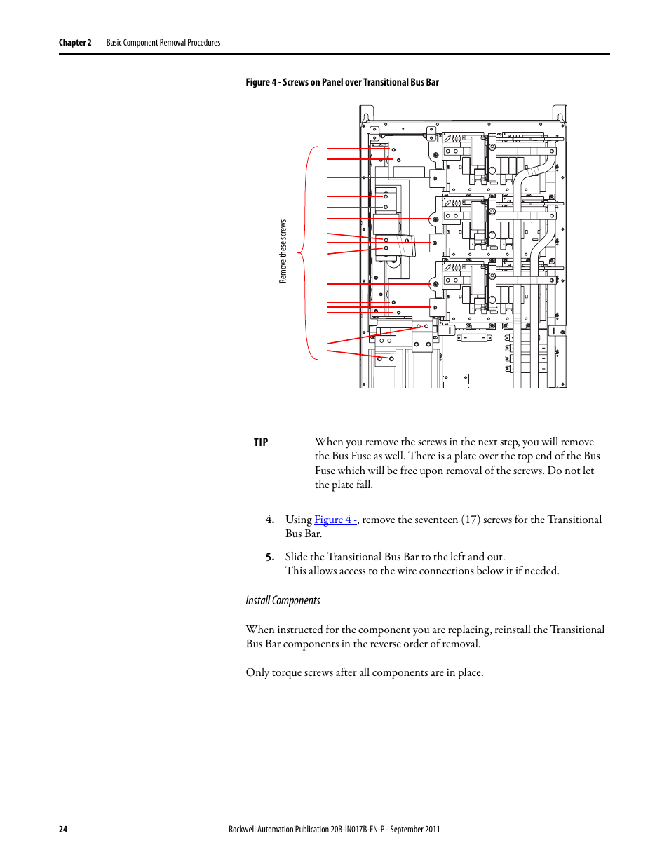 Rockwell Automation 20B PowerFlex 700 Drive - Frame 7 Components Replacement User Manual | Page 24 / 60
