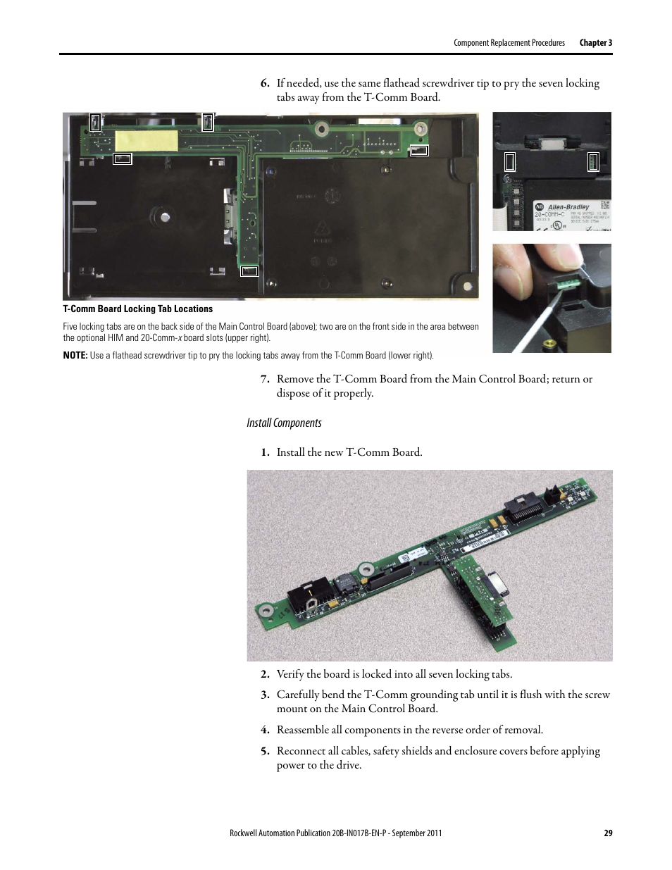 Rockwell Automation 20B PowerFlex 700 Drive - Frame 7 Components Replacement User Manual | Page 29 / 60