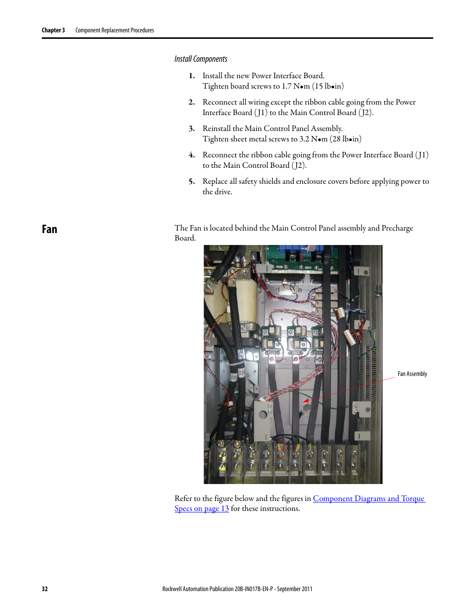 Rockwell Automation 20B PowerFlex 700 Drive - Frame 7 Components Replacement User Manual | Page 32 / 60