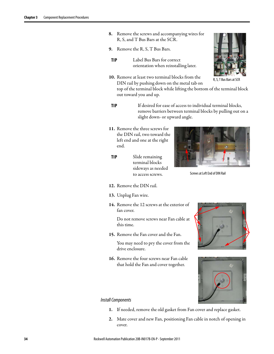 Rockwell Automation 20B PowerFlex 700 Drive - Frame 7 Components Replacement User Manual | Page 34 / 60