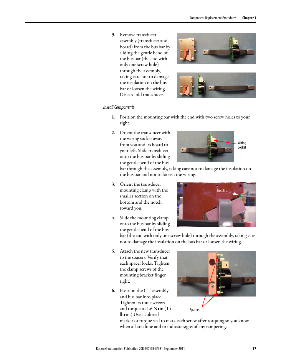 Rockwell Automation 20B PowerFlex 700 Drive - Frame 7 Components Replacement User Manual | Page 37 / 60