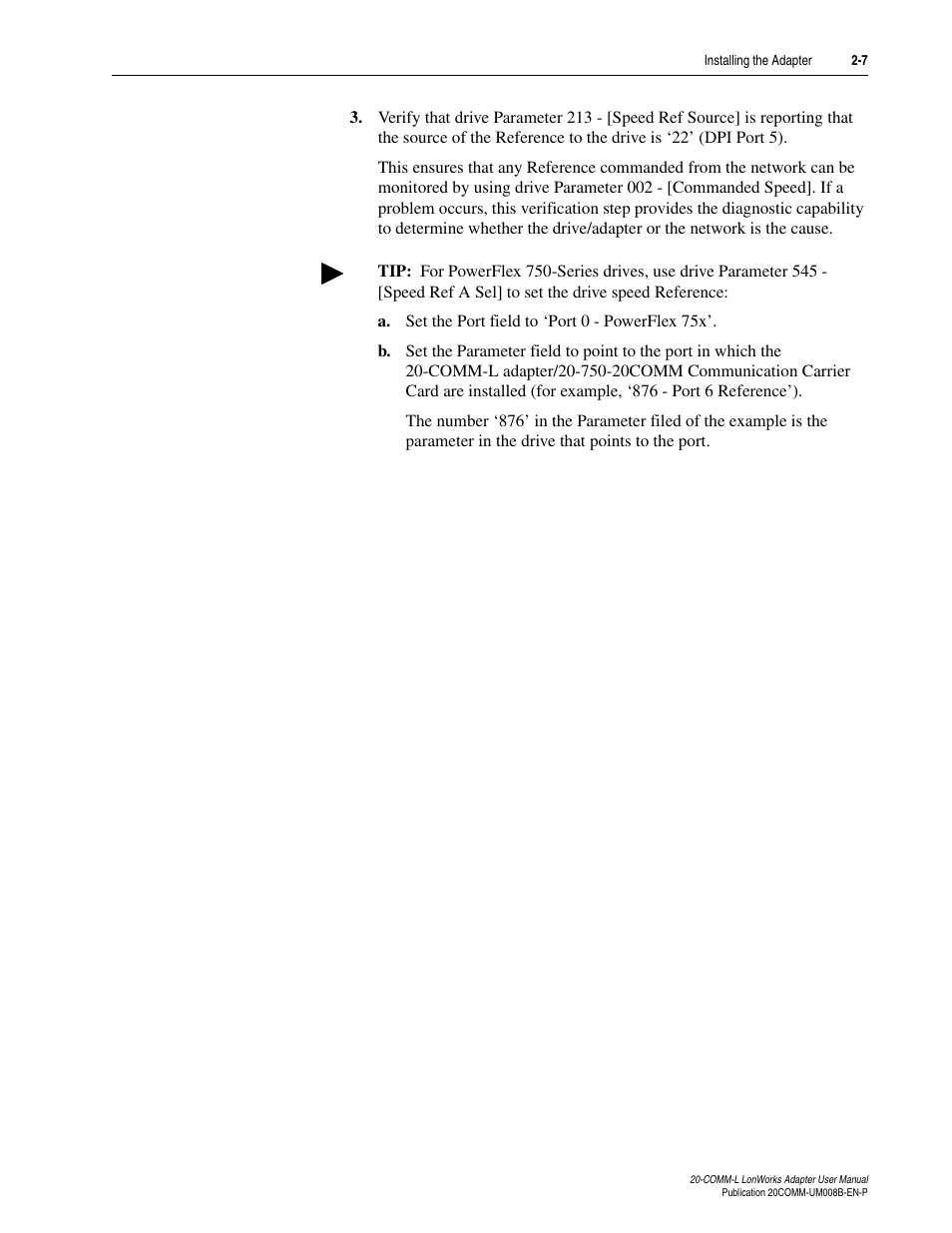 Rockwell Automation 20-COMM-L LonWorks Adapter User Manual | Page 23 / 84