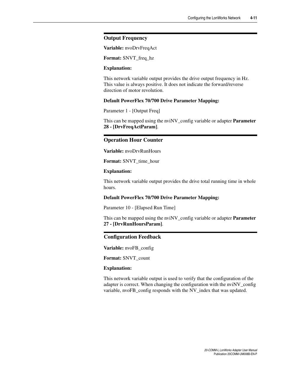 Rockwell Automation 20-COMM-L LonWorks Adapter User Manual | Page 43 / 84