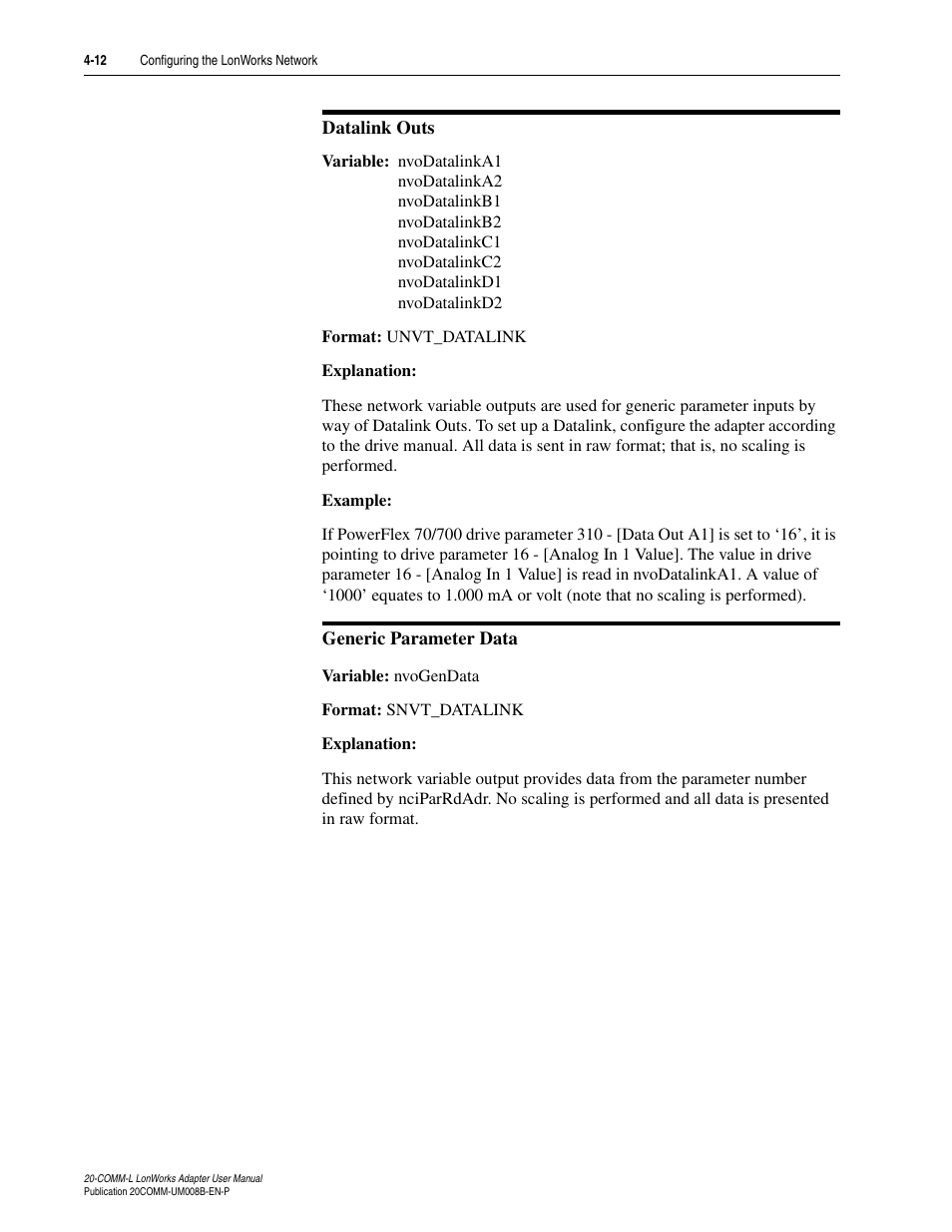 Rockwell Automation 20-COMM-L LonWorks Adapter User Manual | Page 44 / 84