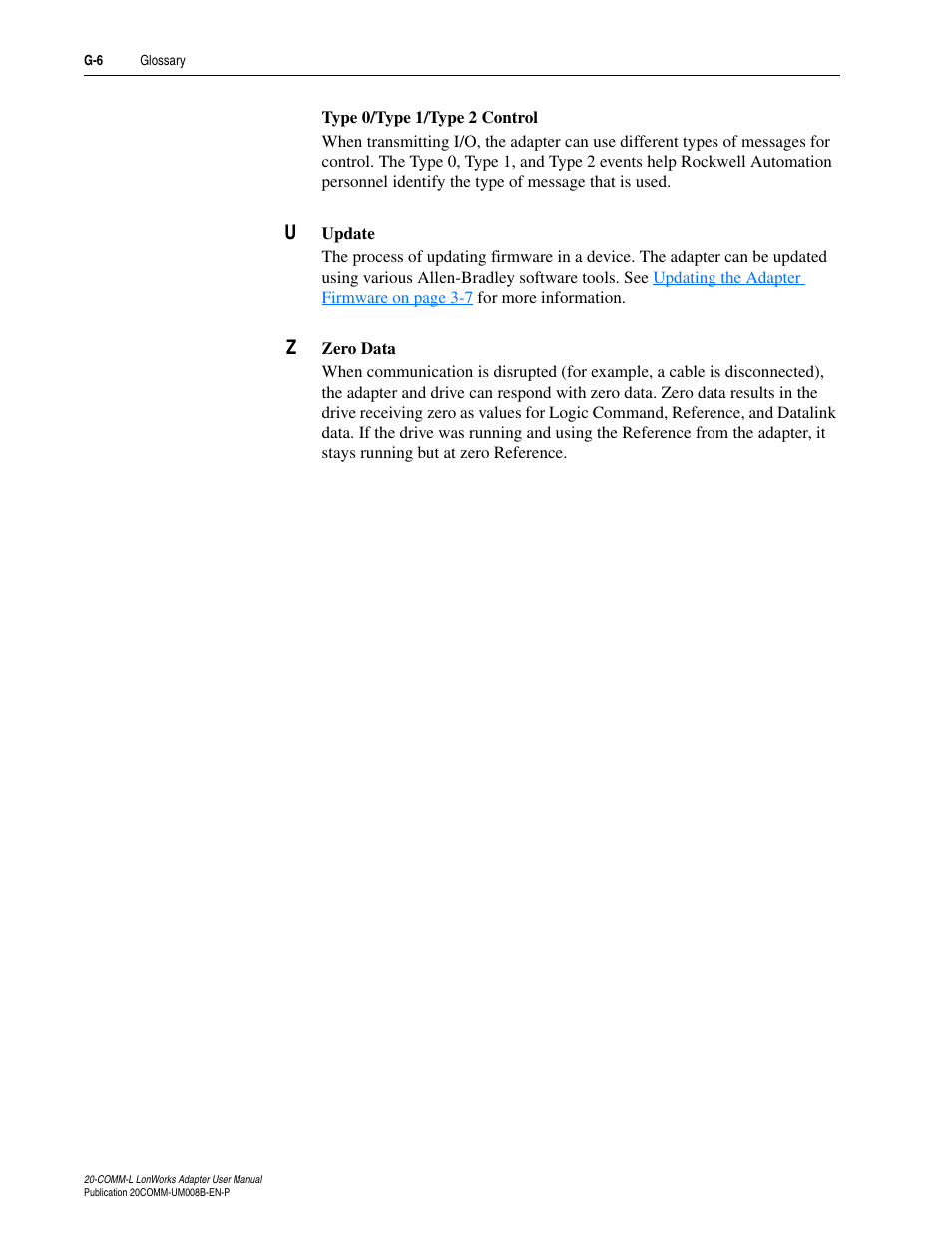 Rockwell Automation 20-COMM-L LonWorks Adapter User Manual | Page 78 / 84