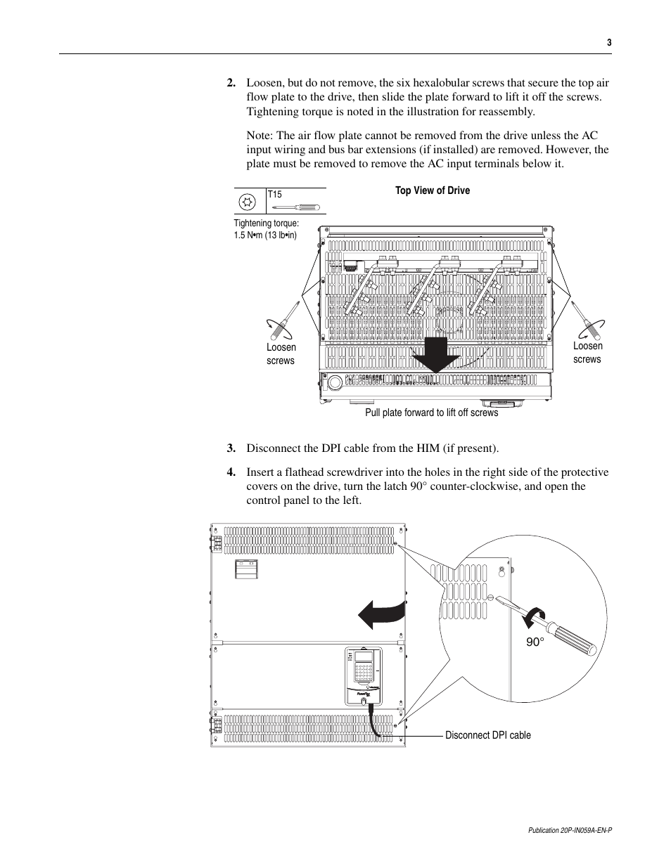 Rockwell Automation 20P PowerFlex DC Drive - Frame D AC Current Transducers User Manual | Page 3 / 8