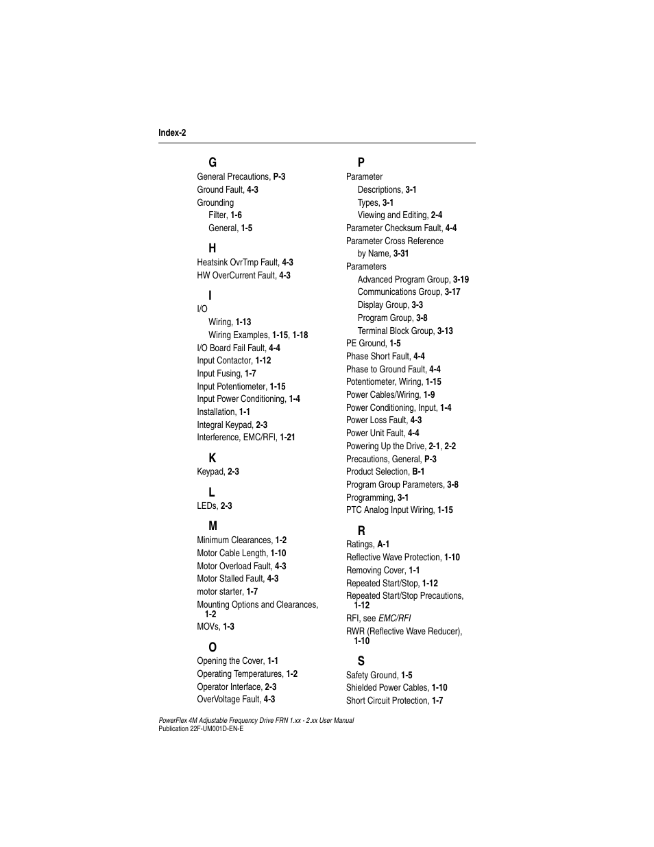 Rockwell Automation 22F PowerFlex 4M User Manual FRN 1.xx - 2.xx User Manual | Page 114 / 118