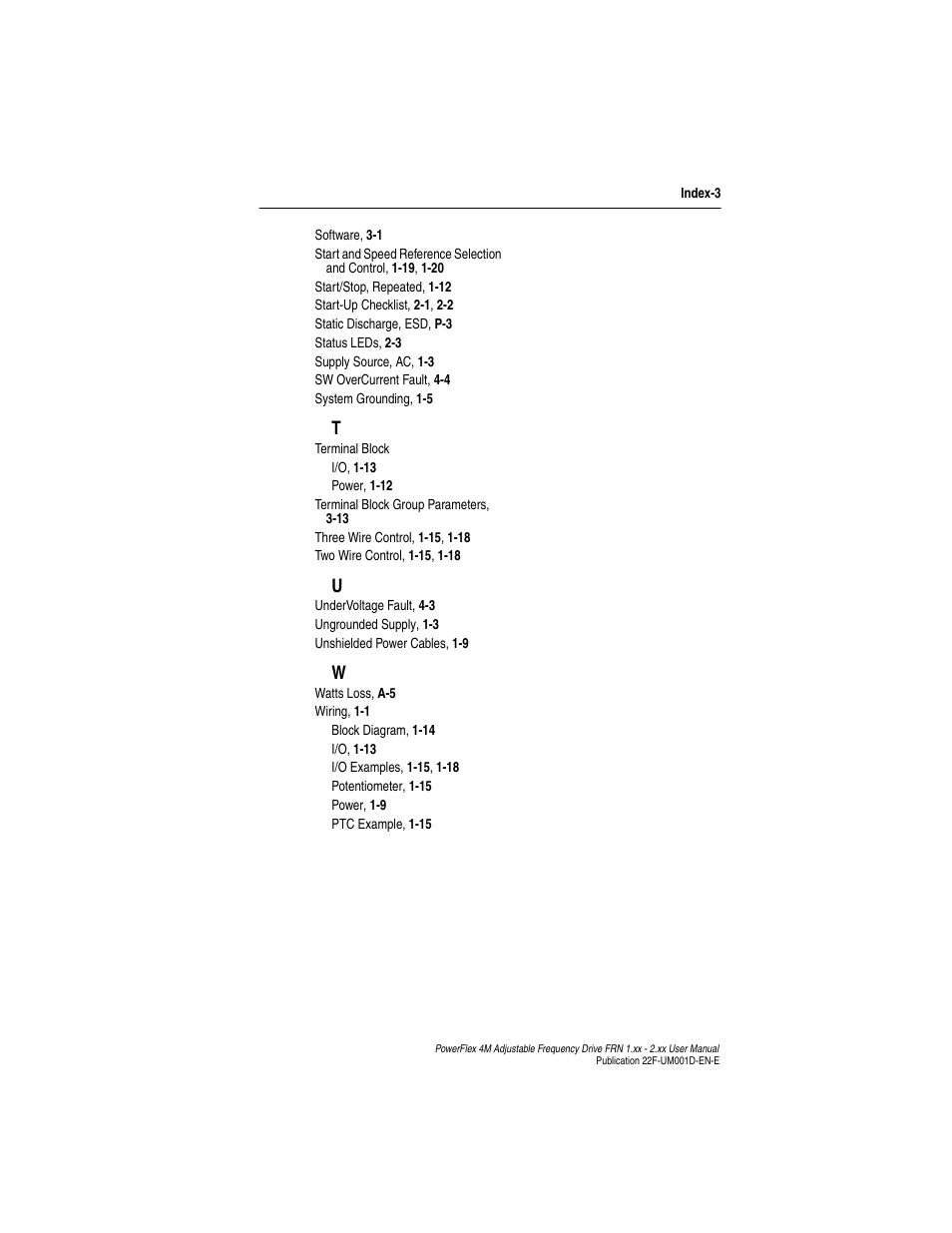 Rockwell Automation 22F PowerFlex 4M User Manual FRN 1.xx - 2.xx User Manual | Page 115 / 118