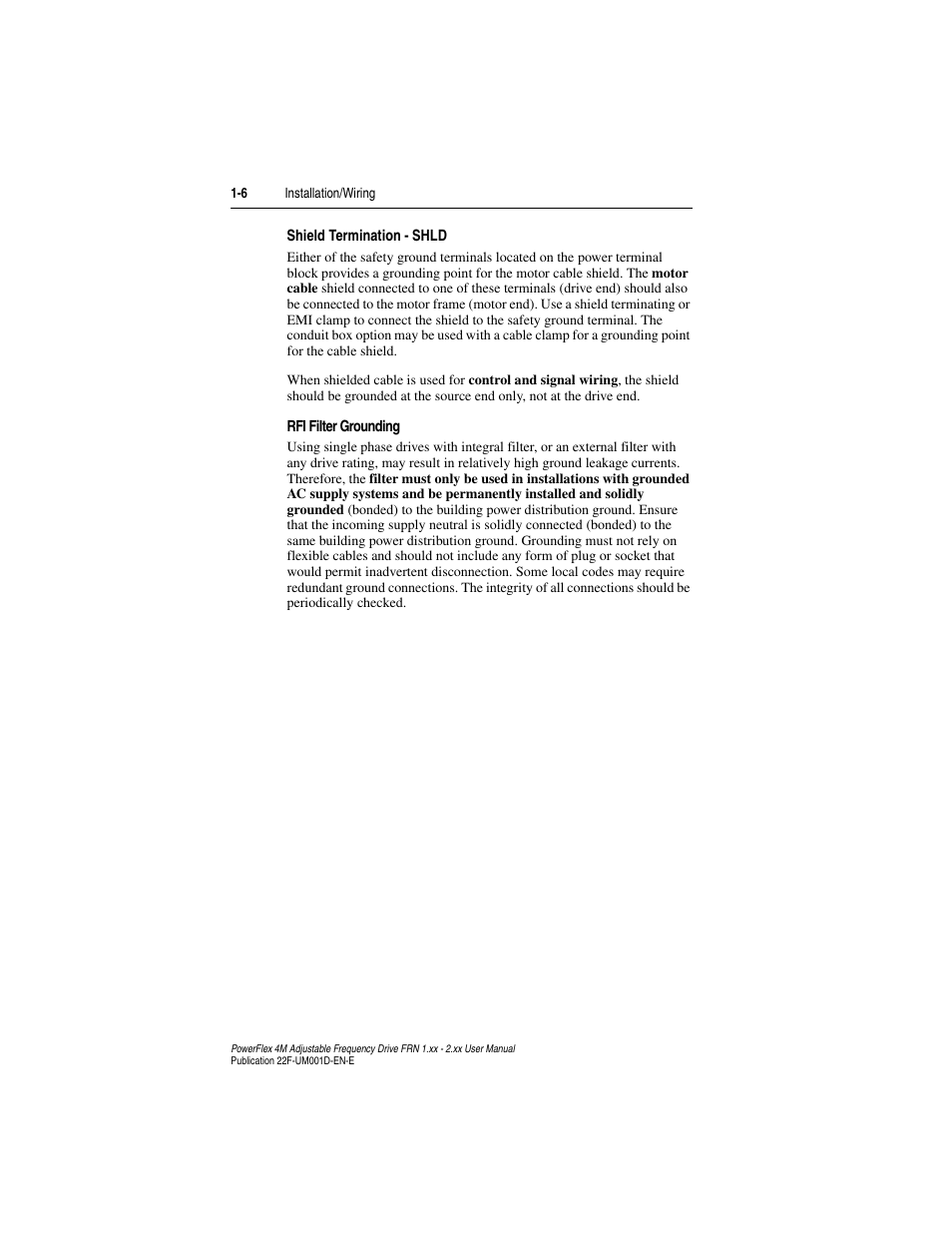 Rockwell Automation 22F PowerFlex 4M User Manual FRN 1.xx - 2.xx User Manual | Page 16 / 118