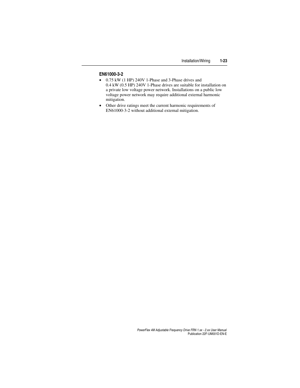 Rockwell Automation 22F PowerFlex 4M User Manual FRN 1.xx - 2.xx User Manual | Page 33 / 118