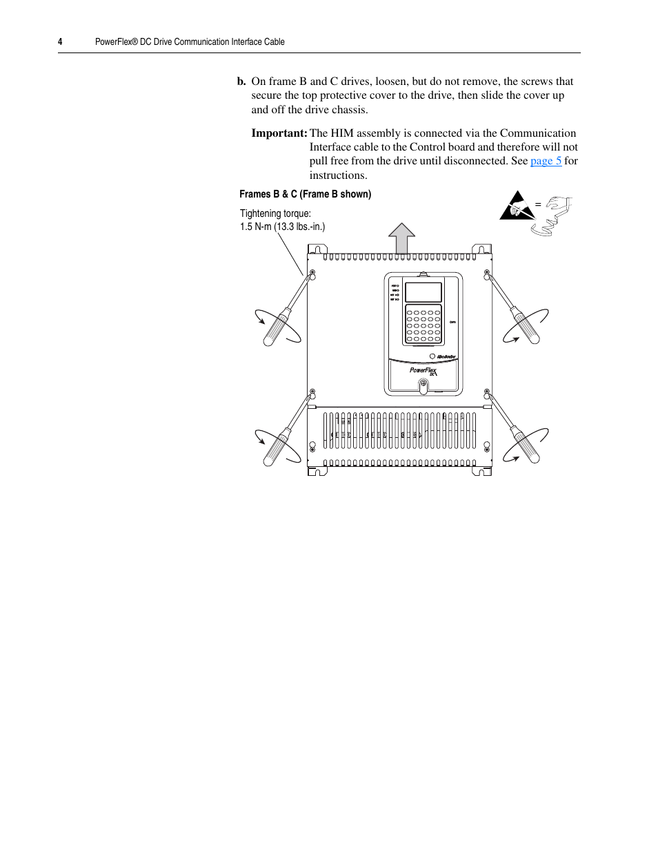 Rockwell Automation 20P PowerFlex DC Drive Communication Interface Cable User Manual | Page 4 / 6