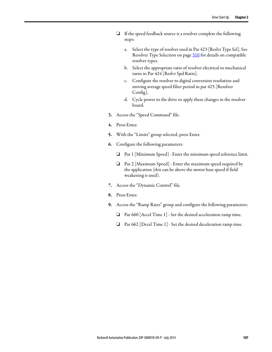 Rockwell Automation 23P PowerFlex Digital DC Drive User Manual | Page 107 / 404