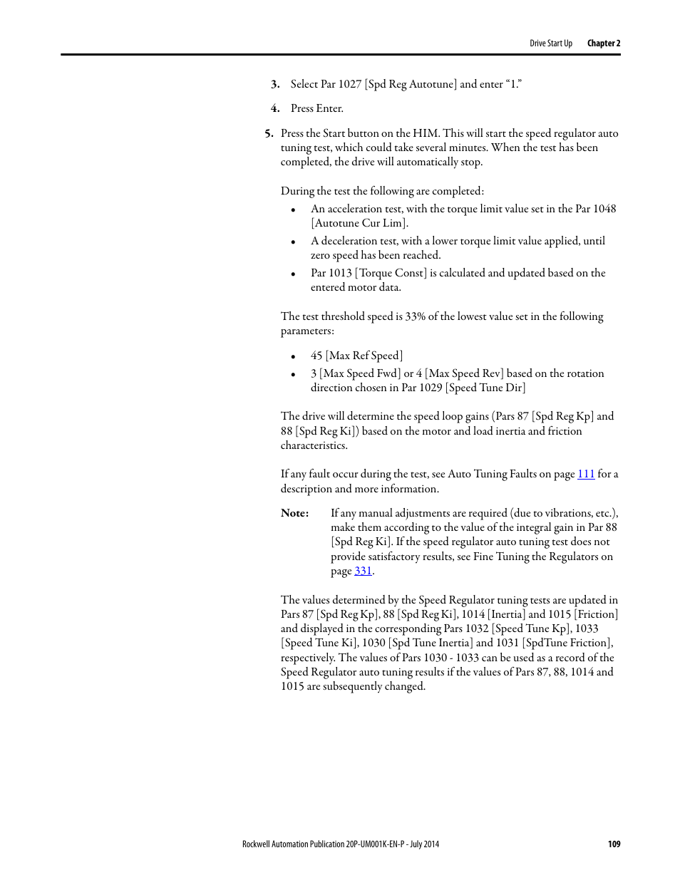 Rockwell Automation 23P PowerFlex Digital DC Drive User Manual | Page 109 / 404