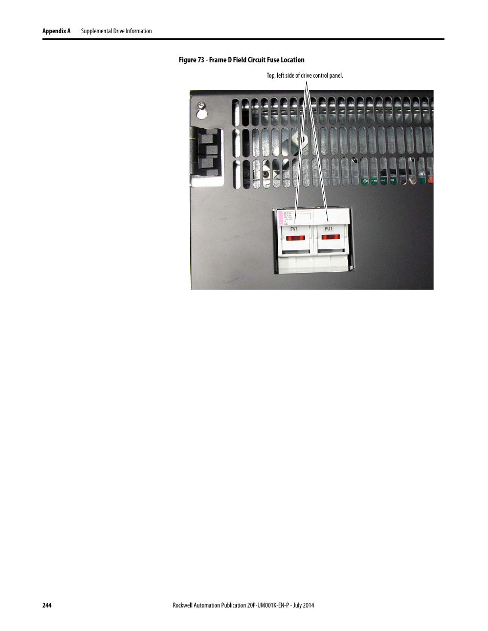 Figure 73 | Rockwell Automation 23P PowerFlex Digital DC Drive User Manual | Page 244 / 404