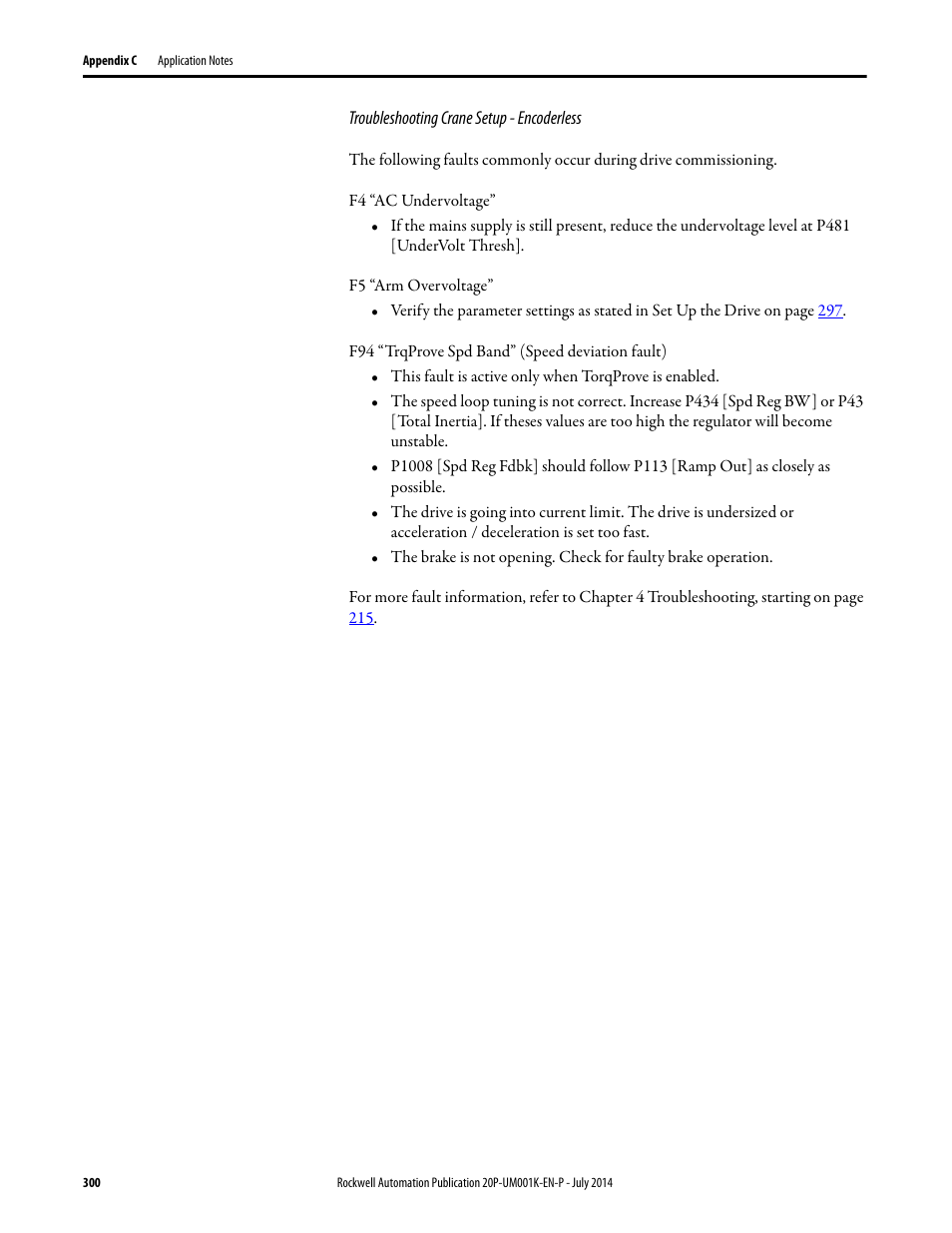 Rockwell Automation 23P PowerFlex Digital DC Drive User Manual | Page 300 / 404