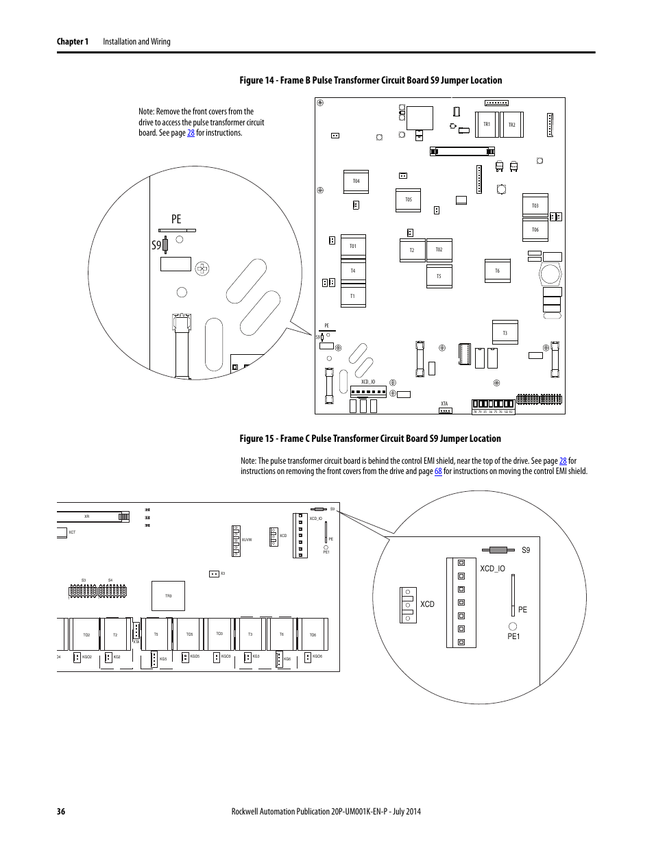 Figure 14, Figure 15, S9 pe | Rockwell Automation 23P PowerFlex Digital DC Drive User Manual | Page 36 / 404