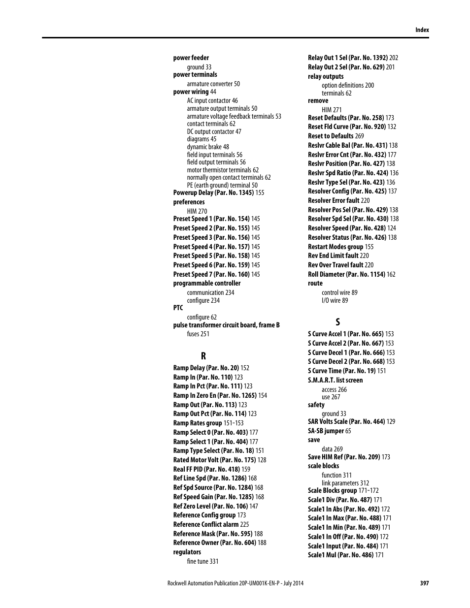 Rockwell Automation 23P PowerFlex Digital DC Drive User Manual | Page 397 / 404