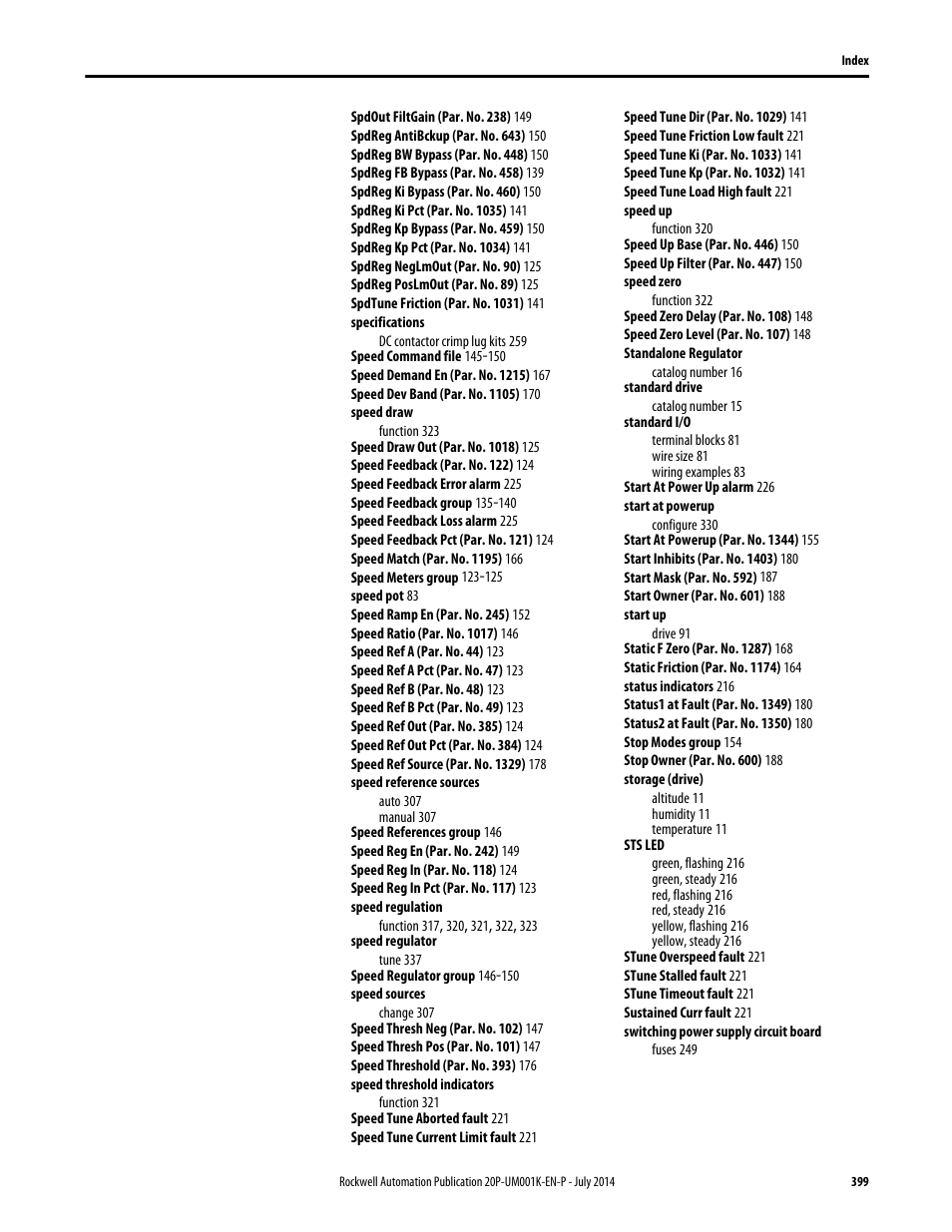 Rockwell Automation 23P PowerFlex Digital DC Drive User Manual | Page 399 / 404
