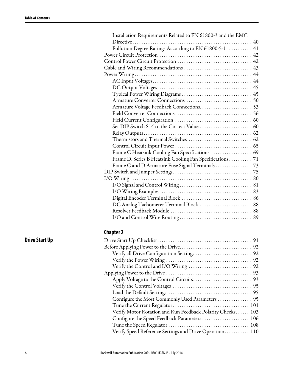 Rockwell Automation 23P PowerFlex Digital DC Drive User Manual | Page 6 / 404