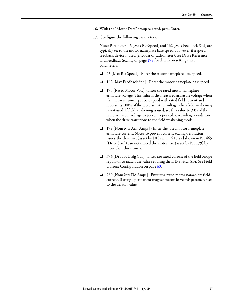 Rockwell Automation 23P PowerFlex Digital DC Drive User Manual | Page 97 / 404